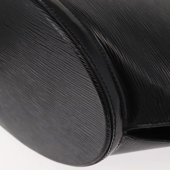 LOUIS VUITTON Epi Saint Jacques Shopping Shoulder Bag Black M52262 Auth 147032 - Picture 4 of 16